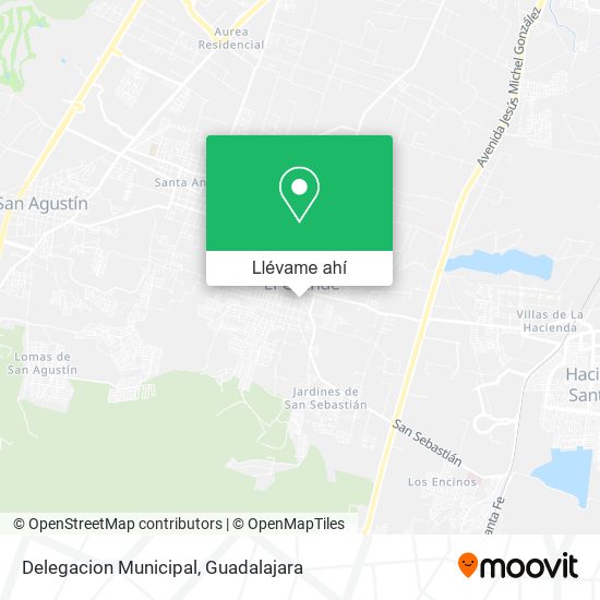 Mapa de Delegacion Municipal