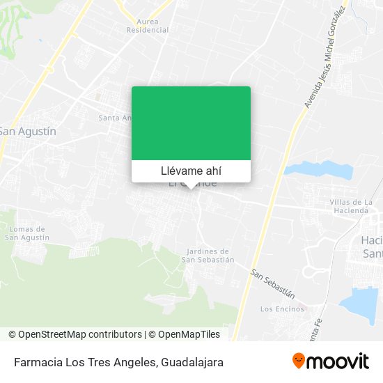 Mapa de Farmacia Los Tres Angeles