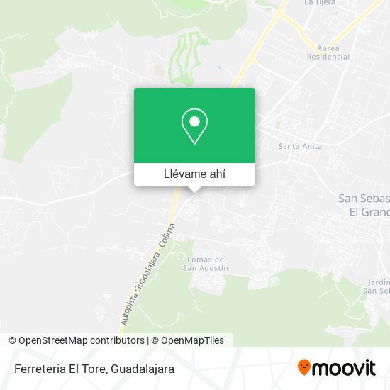 Mapa de Ferreteria El Tore