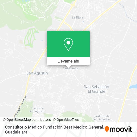 Mapa de Consultorio Médico Fundación Best Medico General