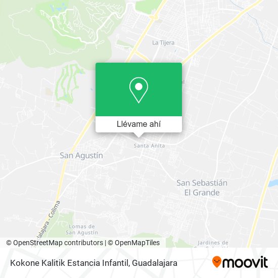 Mapa de Kokone Kalitik Estancia Infantil