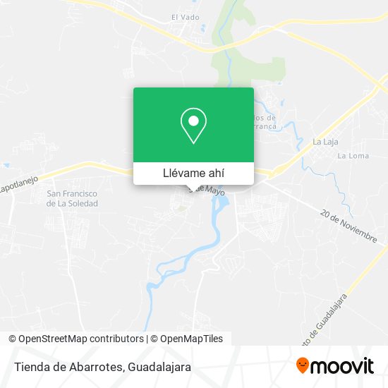 Mapa de Tienda de Abarrotes