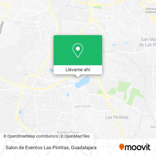 Mapa de Salon de Eventos Las Pintitas