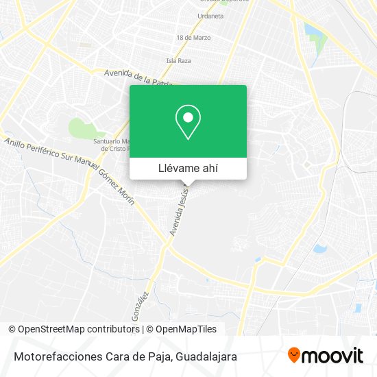 Mapa de Motorefacciones Cara de Paja