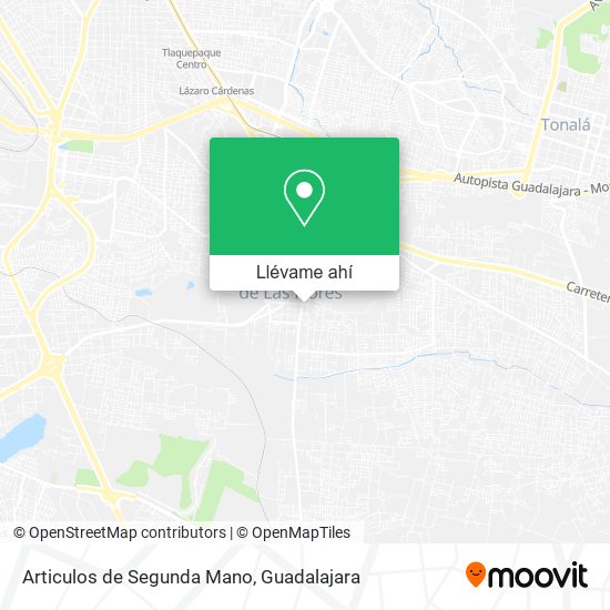 Mapa de Articulos de Segunda Mano