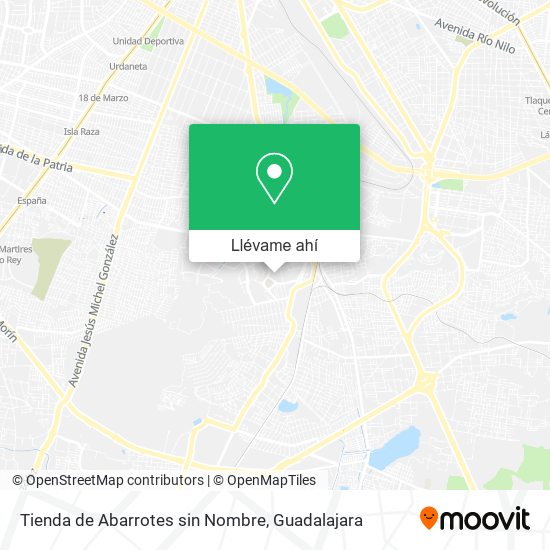 Mapa de Tienda de Abarrotes sin Nombre