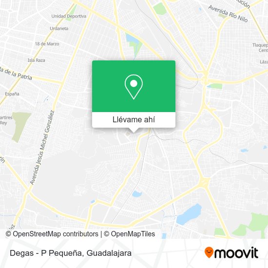 Mapa de Degas - P Pequeña