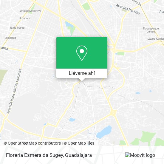 Mapa de Floreria Esmeralda Sugey