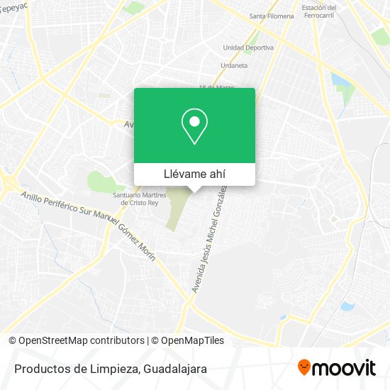 Mapa de Productos de Limpieza