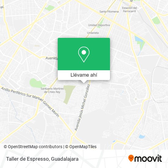 Mapa de Taller de Espresso