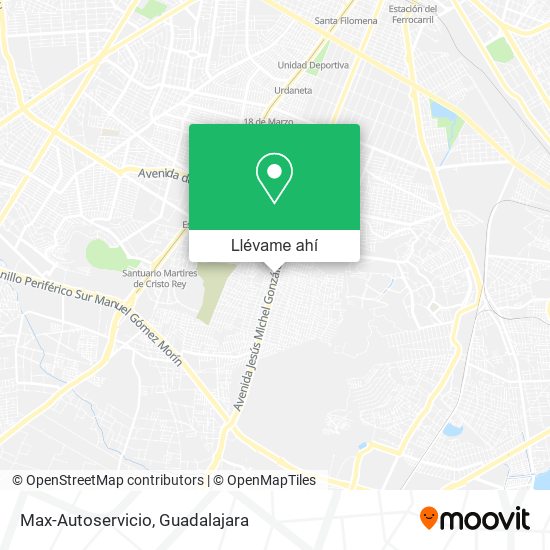 Mapa de Max-Autoservicio