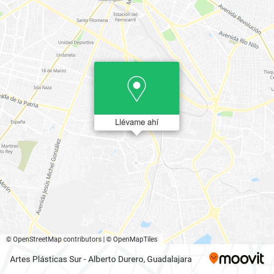 Mapa de Artes Plásticas Sur - Alberto Durero