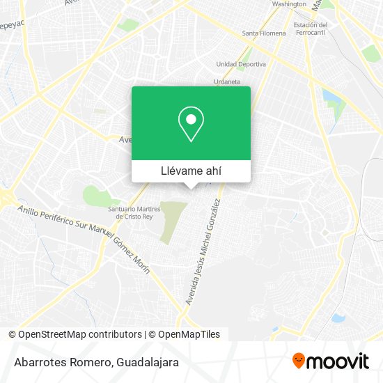 Mapa de Abarrotes Romero