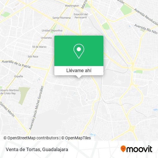 Mapa de Venta de Tortas