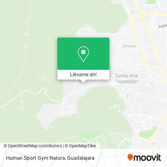 Mapa de Human Sport Gym Natura
