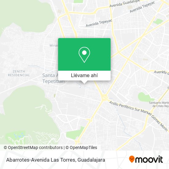 Mapa de Abarrotes-Avenida Las Torres