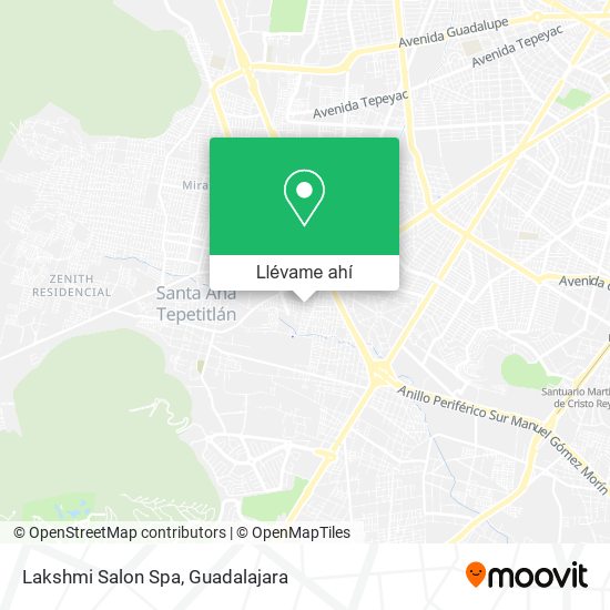 Mapa de Lakshmi Salon Spa