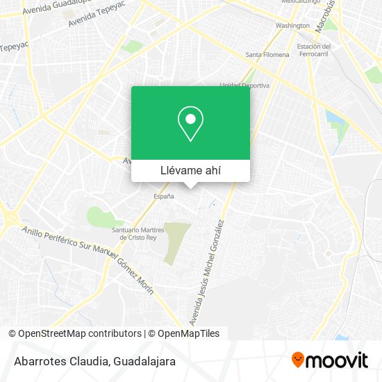 Mapa de Abarrotes Claudia