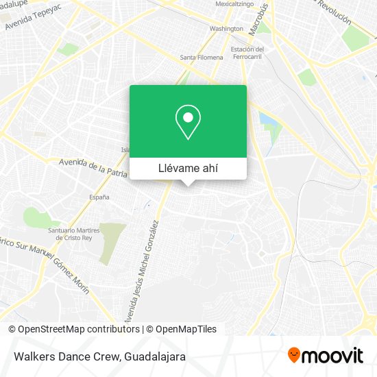 Mapa de Walkers Dance Crew