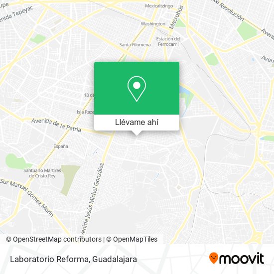 Mapa de Laboratorio Reforma