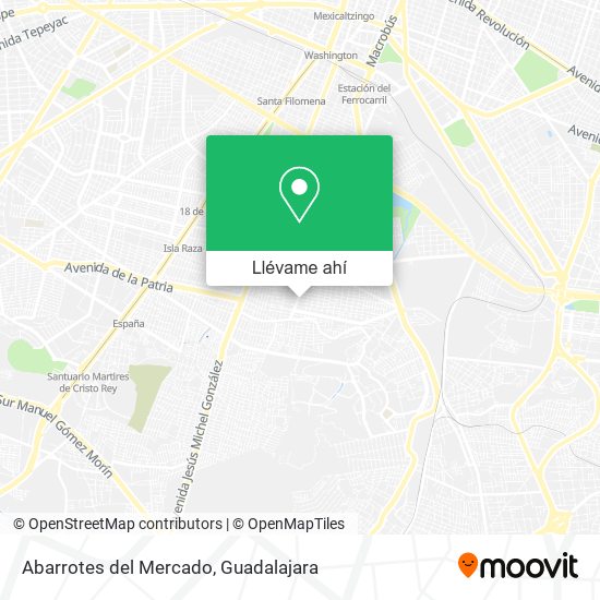 Mapa de Abarrotes del Mercado