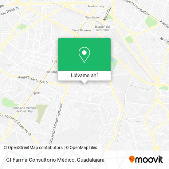 Mapa de GI Farma-Consultorio Médico