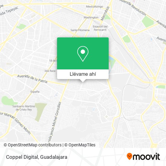 Mapa de Coppel Digital