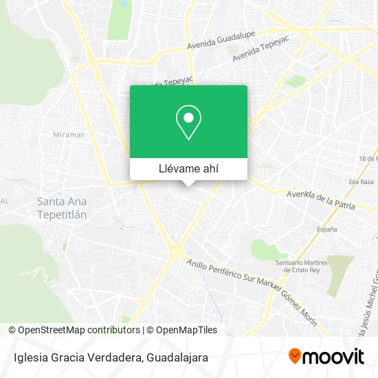 Mapa de Iglesia Gracia Verdadera