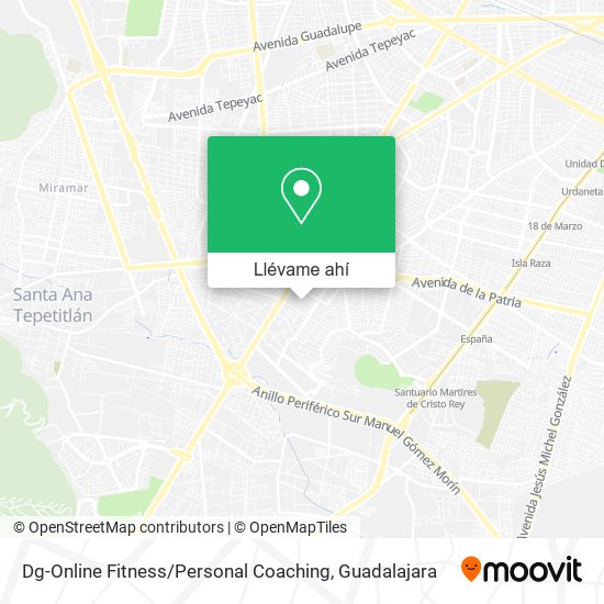 Mapa de Dg-Online Fitness / Personal Coaching