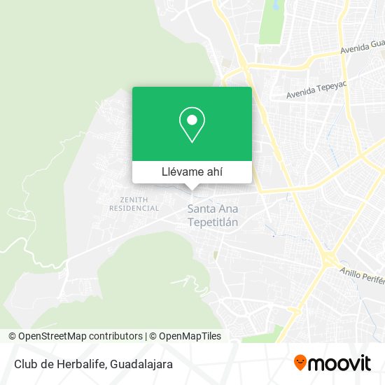 Mapa de Club de Herbalife