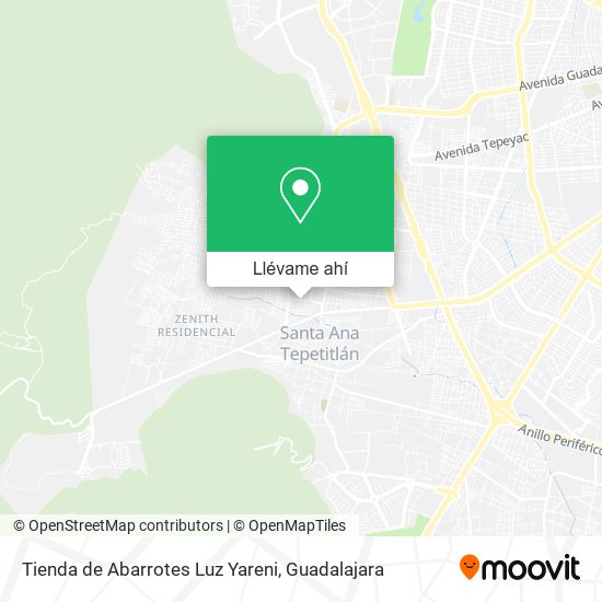 Mapa de Tienda de Abarrotes Luz Yareni