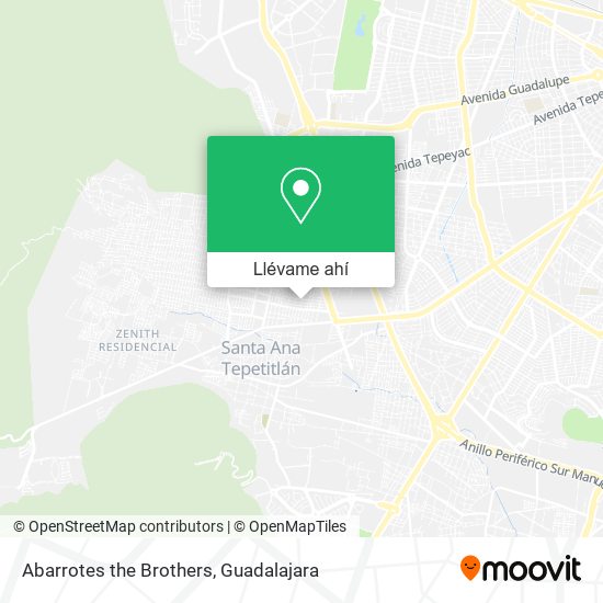 Mapa de Abarrotes the Brothers