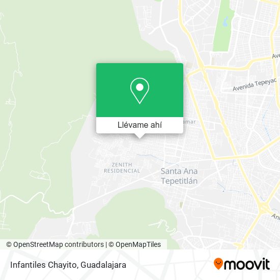 Mapa de Infantiles Chayito