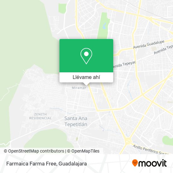 Mapa de Farmaica Farma Free