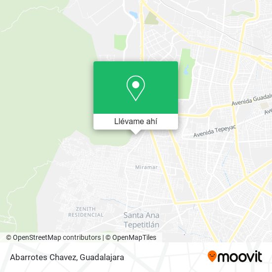 Mapa de Abarrotes Chavez
