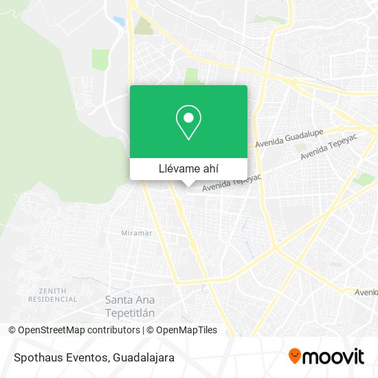 Mapa de Spothaus Eventos