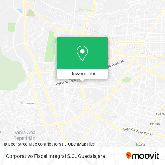 Mapa de Corporativo Fiscal Integral S.C.