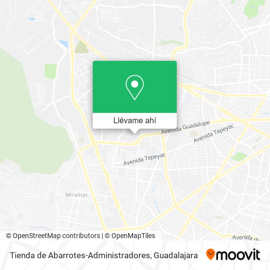 Mapa de Tienda de Abarrotes-Administradores