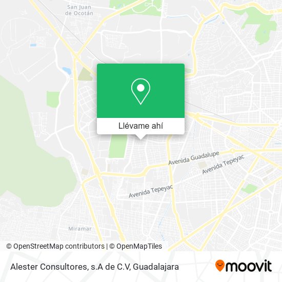 Mapa de Alester Consultores, s.A de C.V