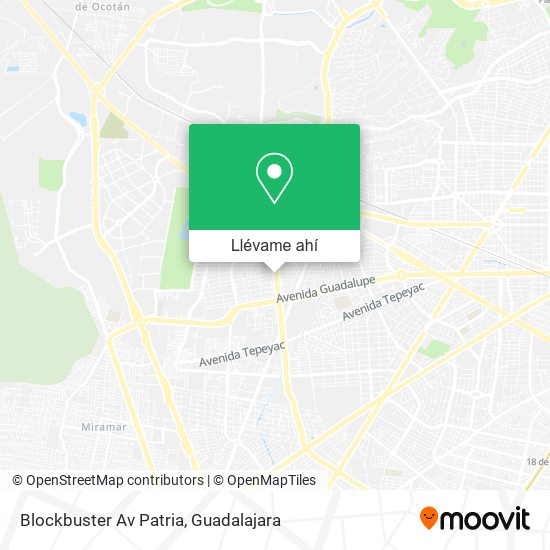 Mapa de Blockbuster Av Patria