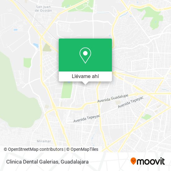 Mapa de Clinica Dental Galerias