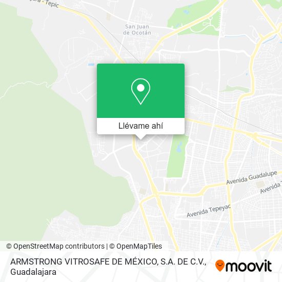 Mapa de ARMSTRONG VITROSAFE DE MÉXICO, S.A. DE C.V.