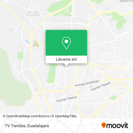 Mapa de TV Tiendas