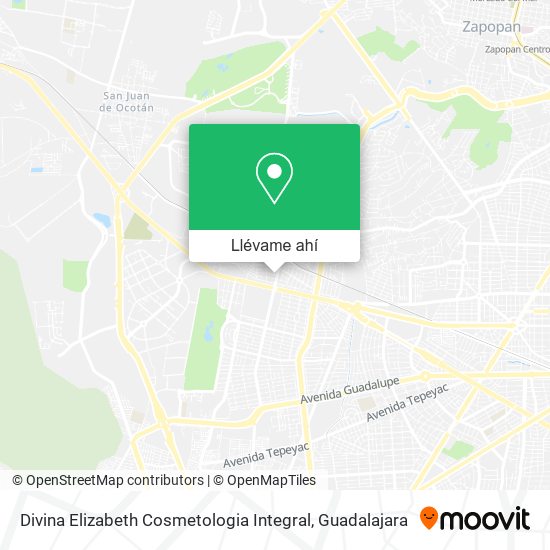 Mapa de Divina Elizabeth Cosmetologia Integral