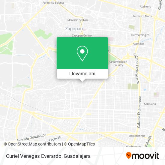 Mapa de Curiel Venegas Everardo