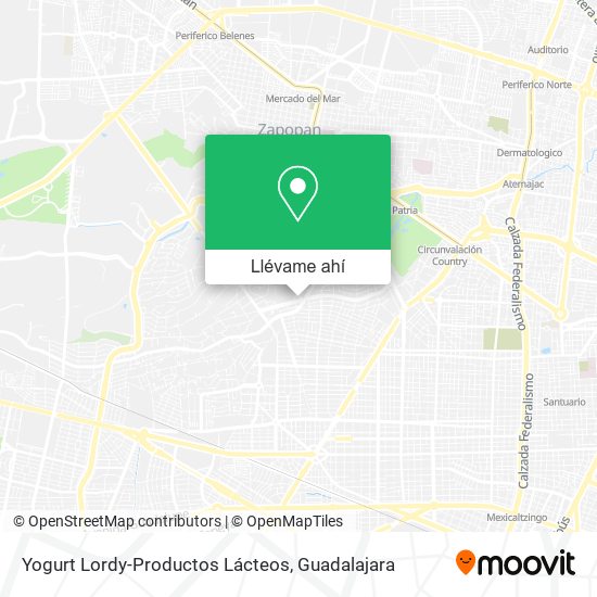 Mapa de Yogurt Lordy-Productos Lácteos