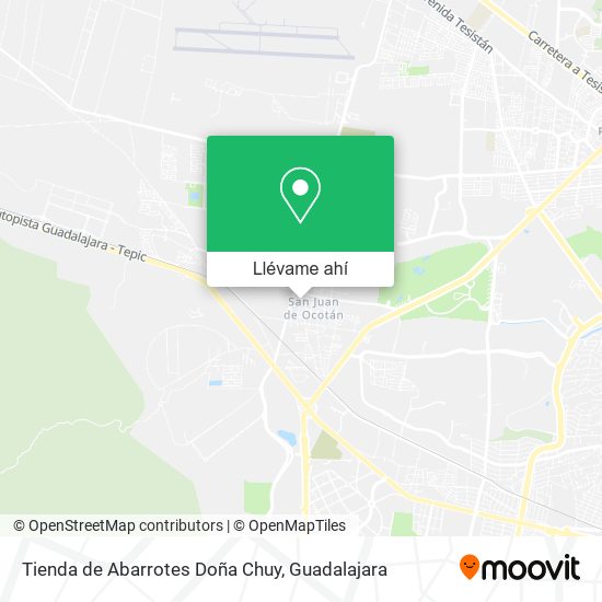 Mapa de Tienda de Abarrotes Doña Chuy