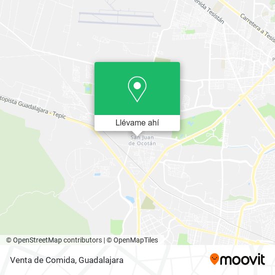 Mapa de Venta de Comida