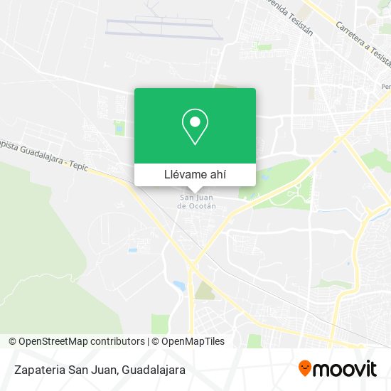 Mapa de Zapateria San Juan