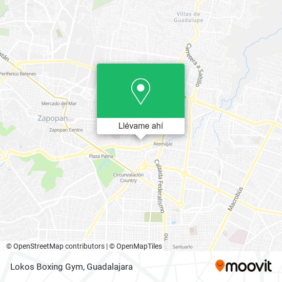 Mapa de Lokos Boxing Gym